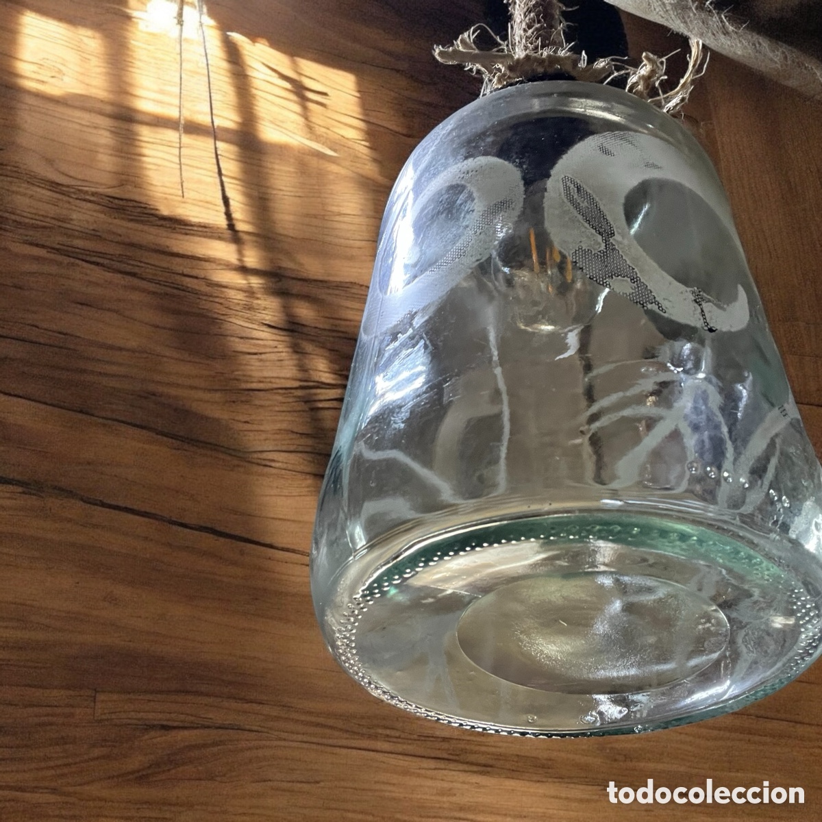 Antig&uuml;edades: L&aacute;mpara polea a&ntilde;os 60 - Foto 6