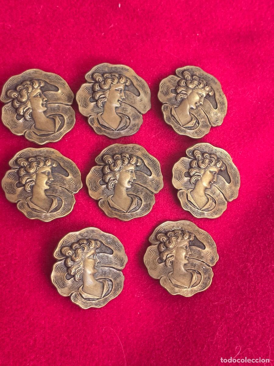 Antig&uuml;edades: LOTE 8 BOTONES DE COLECCION ART DECO - Foto 1