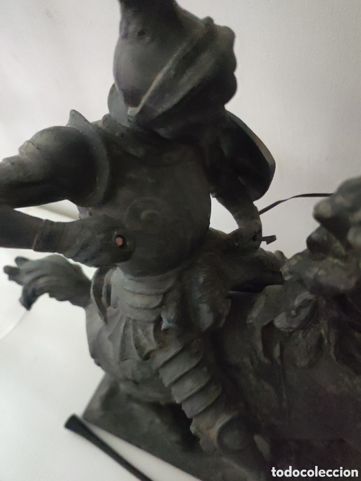 Antig&uuml;edades: Figura ecuestre en bronce - Foto 5