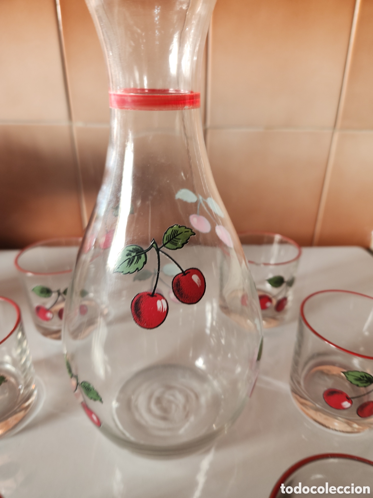 Antig&uuml;edades: Antiguo juego para refrescos - Foto 2