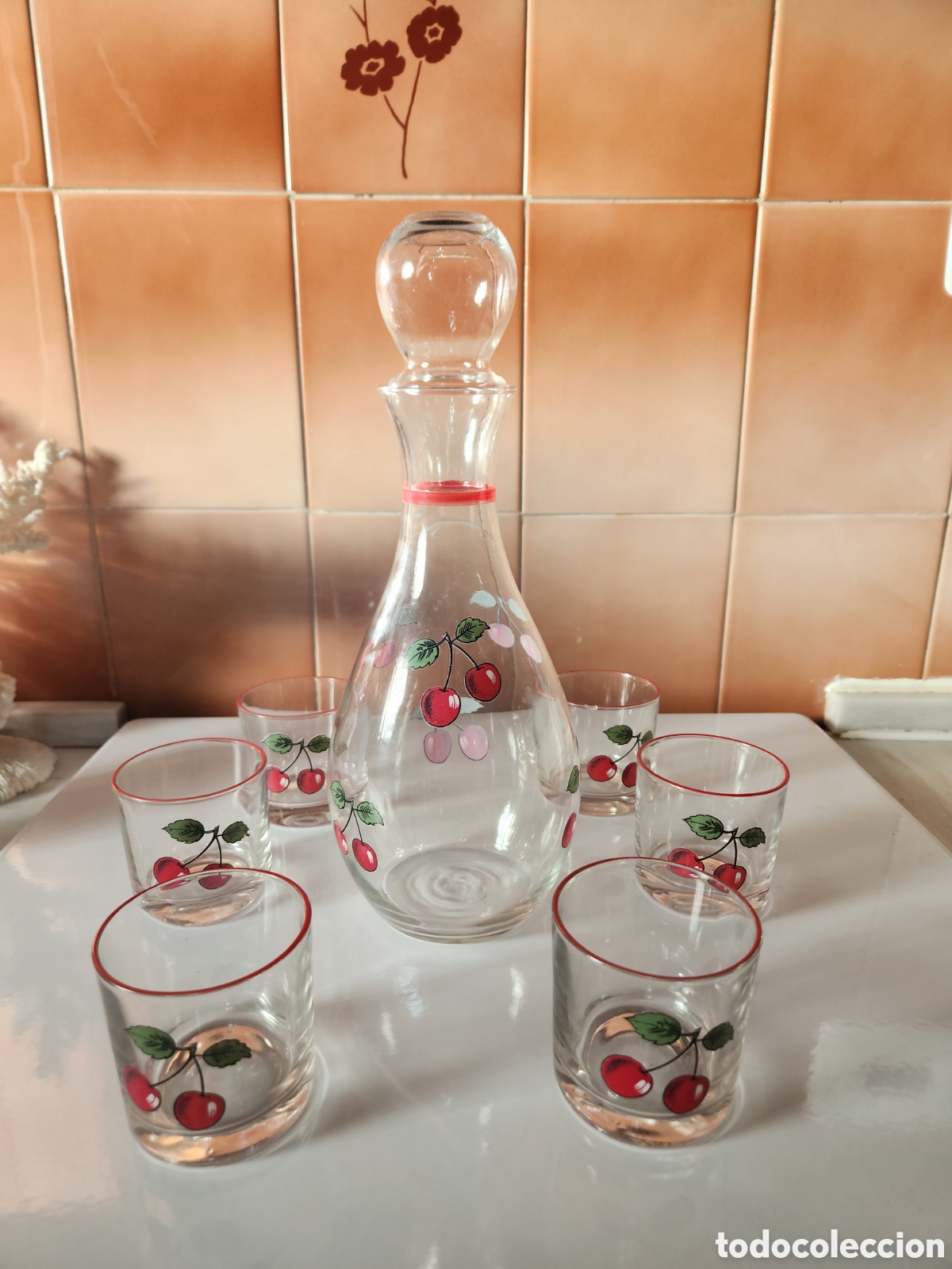 Antig&uuml;edades: Antiguo juego para refrescos - Foto 1