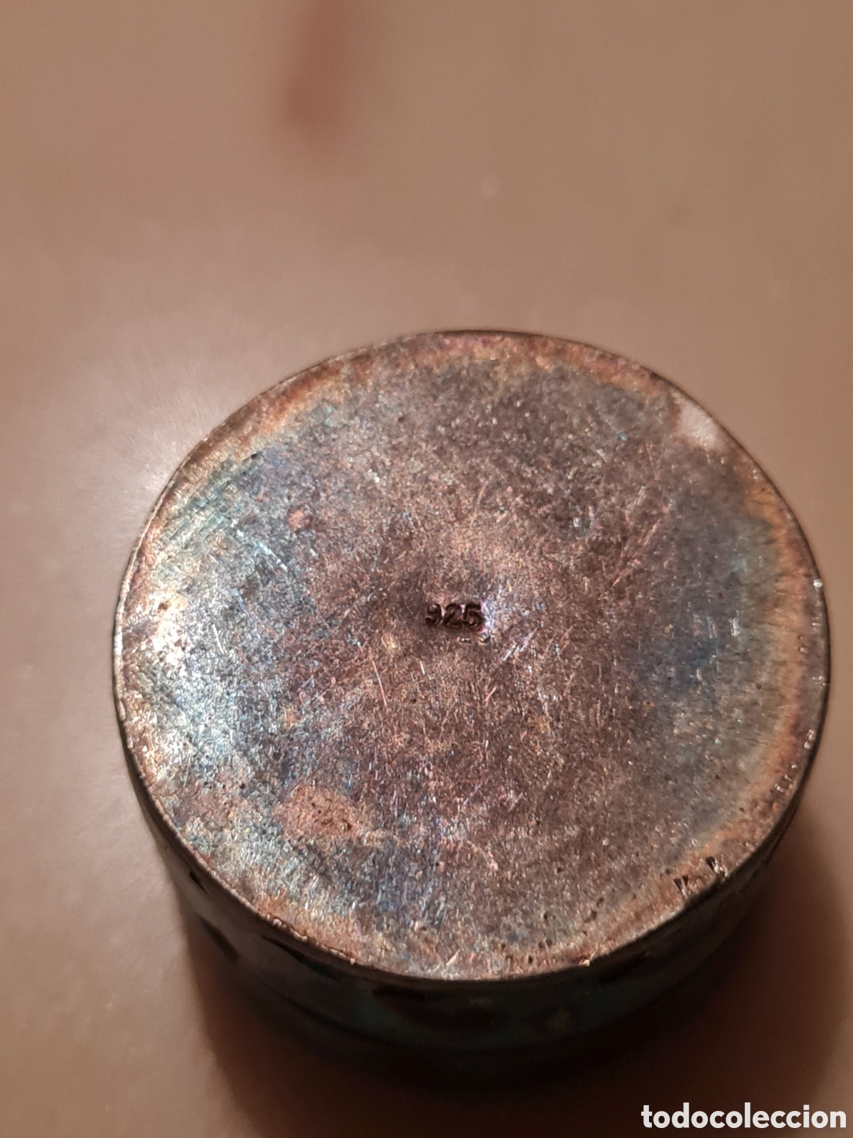 Antig&uuml;edades: PASTILLERO DE PLATA 925.ESMALTADO - Foto 2