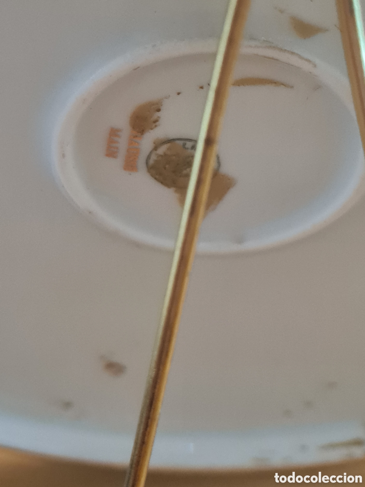 Antig&uuml;edades: PLATO DE LIMOGES. HAUS MAIN. 29 ctm - Foto 3