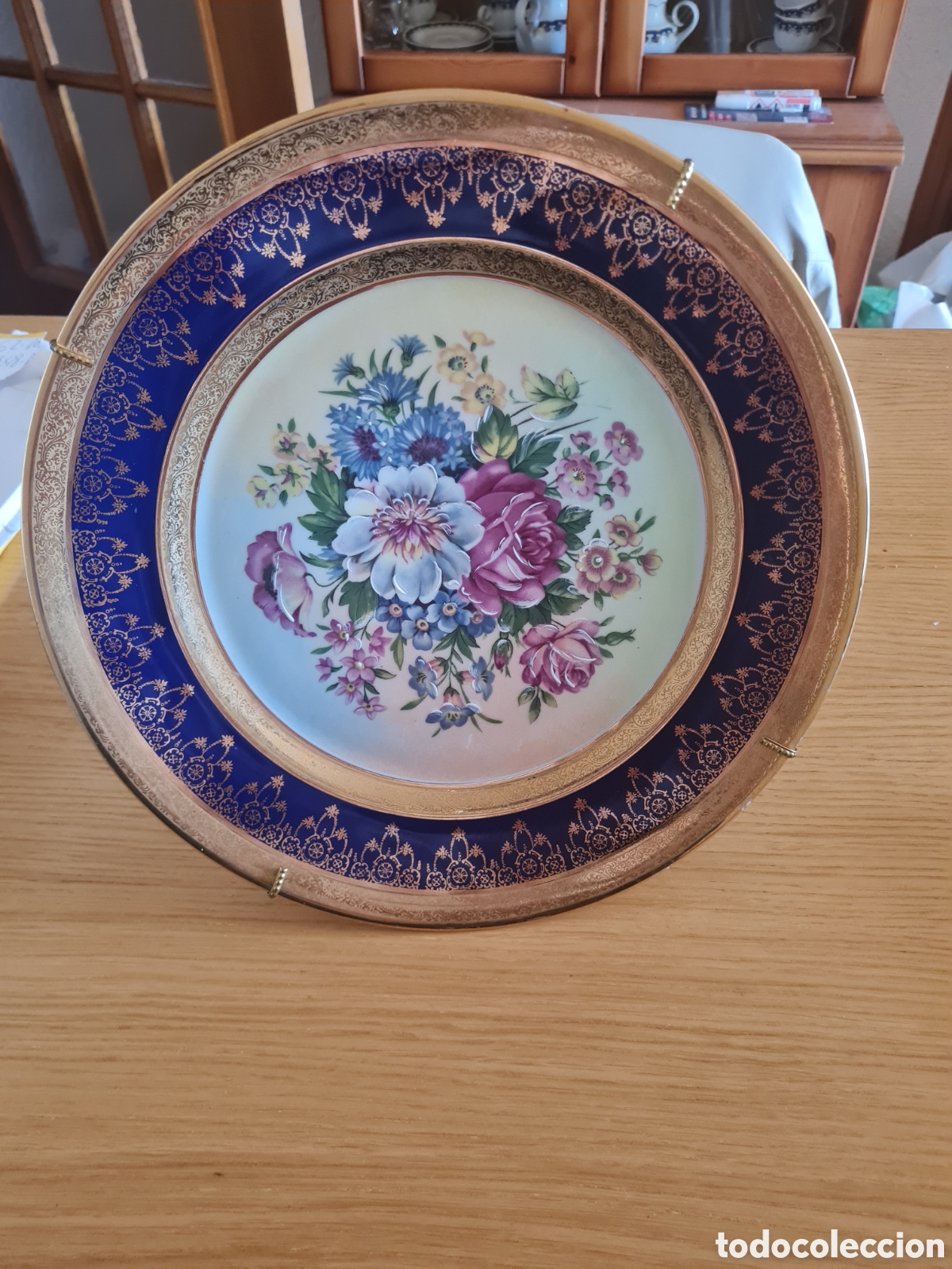 Antig&uuml;edades: PLATO DE LIMOGES. HAUS MAIN. 29 ctm - Foto 1