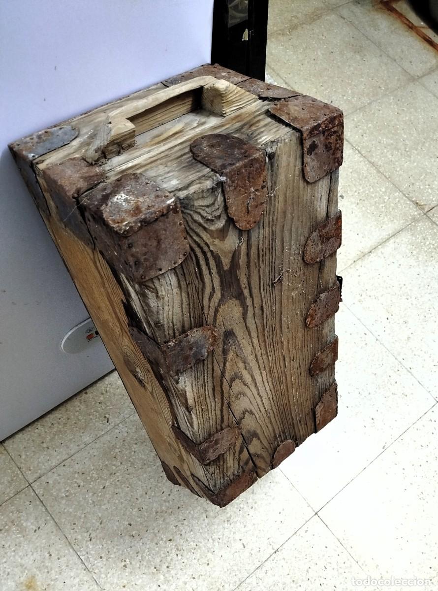 Antig&uuml;edades: MEDIDA AGRARIA CEREAL DE MADERA - Foto 1