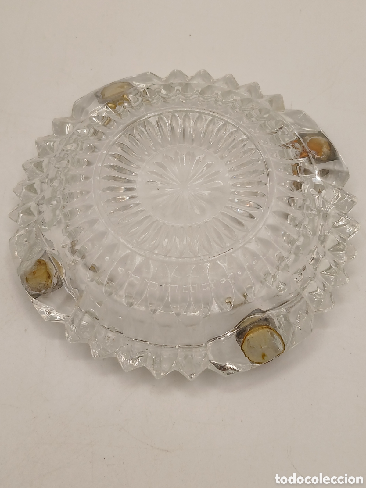 Antig&uuml;edades: Cenicero plata 925mls y cristal - Foto 5