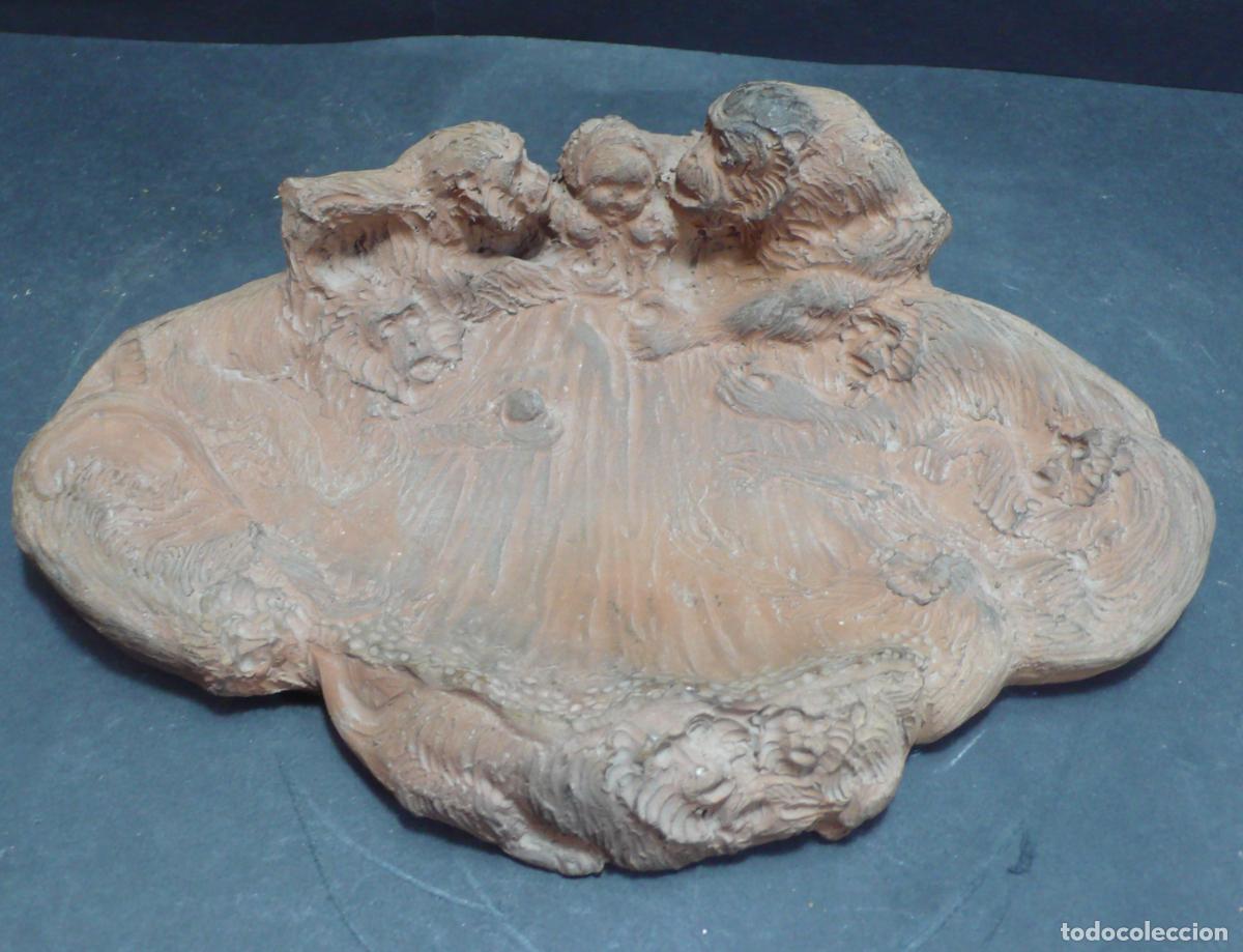Antig&uuml;edades: PEQUE&Ntilde;A BANDEJA DE TERRACOTA - Foto 1