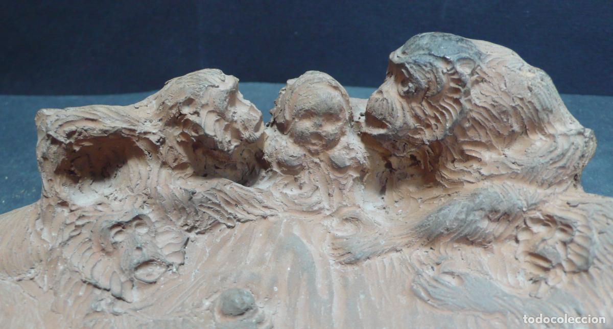 Antig&uuml;edades: PEQUE&Ntilde;A BANDEJA DE TERRACOTA - Foto 2