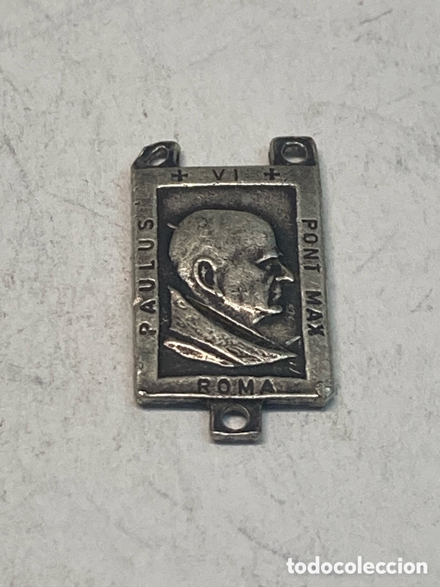 Antig&uuml;edades: Medalla de plata religiosa C304 - Foto 1