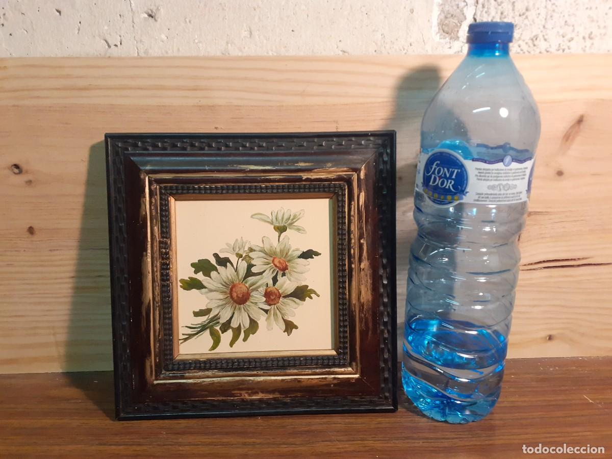 Antig&uuml;edades: Baldosa pintada a mano - Foto 3