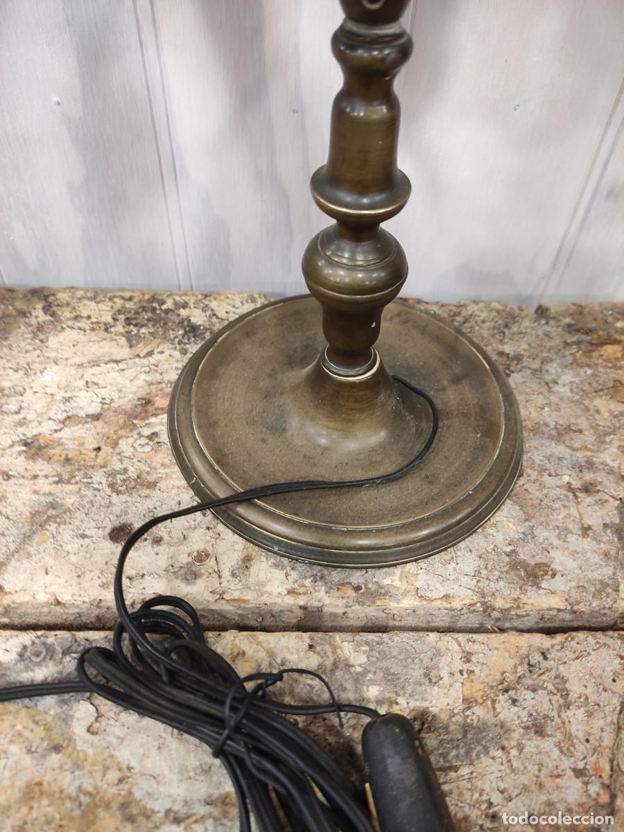 Antig&uuml;edades: Lampara de aceite, pasada a electrica - Foto 4