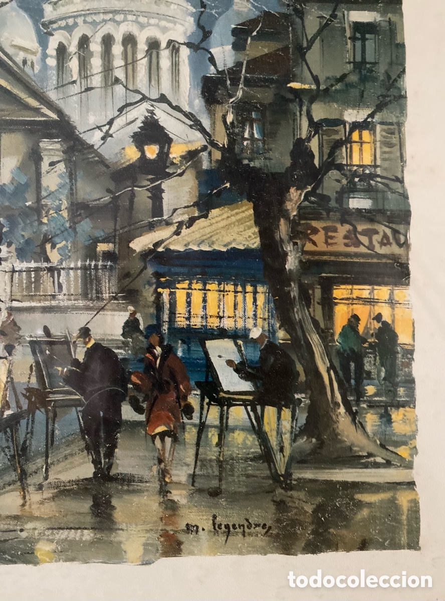 Antig&uuml;edades: Dos cuadros decoraci&oacute;n Par&iacute;s - Foto 5