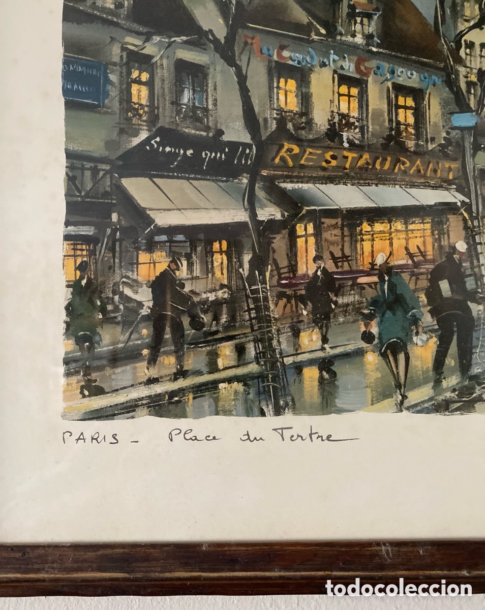 Antig&uuml;edades: Dos cuadros decoraci&oacute;n Par&iacute;s - Foto 7