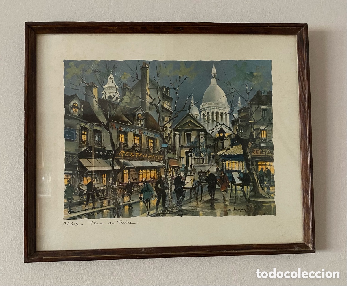Antig&uuml;edades: Dos cuadros decoraci&oacute;n Par&iacute;s - Foto 9