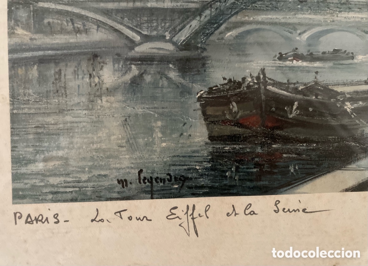 Antig&uuml;edades: Dos cuadros decoraci&oacute;n Par&iacute;s - Foto 12