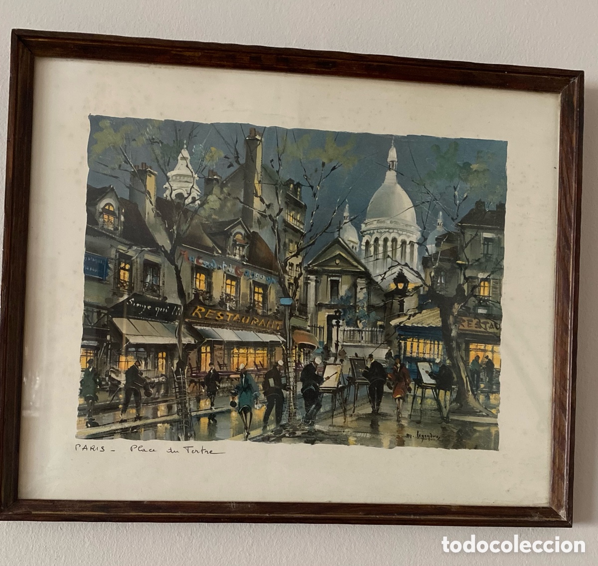 Antig&uuml;edades: Dos cuadros decoraci&oacute;n Par&iacute;s - Foto 1