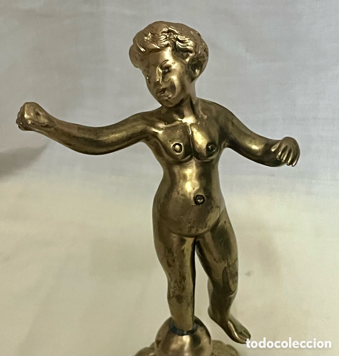 Antig&uuml;edades: ESCULTURA DE BRONCE &ldquo; QUERUB&Iacute;N&rdquo; - Foto 2