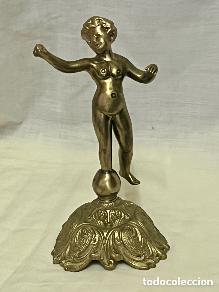 Antig&uuml;edades: ESCULTURA DE BRONCE &ldquo; QUERUB&Iacute;N&rdquo; - Foto 12