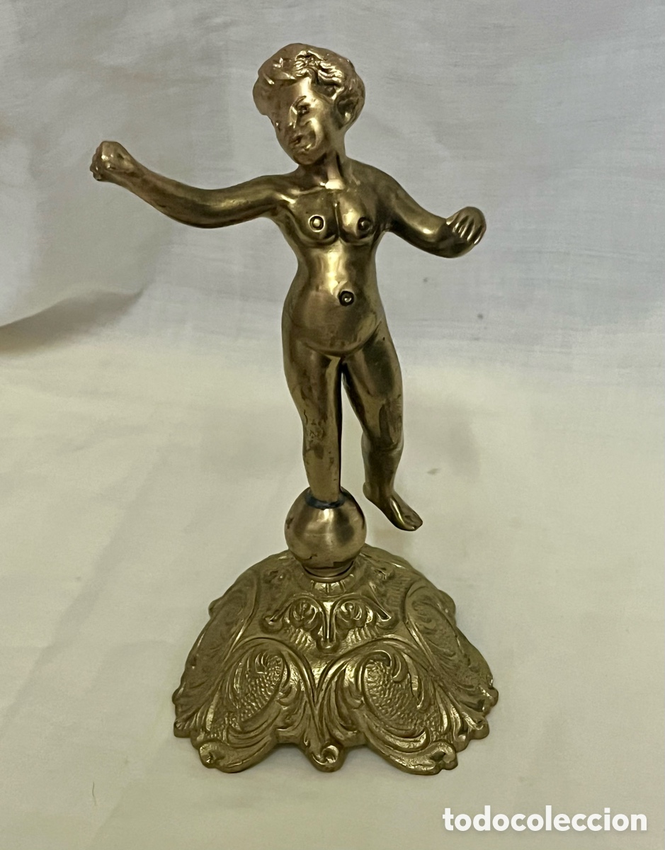 Antig&uuml;edades: ESCULTURA DE BRONCE &ldquo; QUERUB&Iacute;N&rdquo; - Foto 1