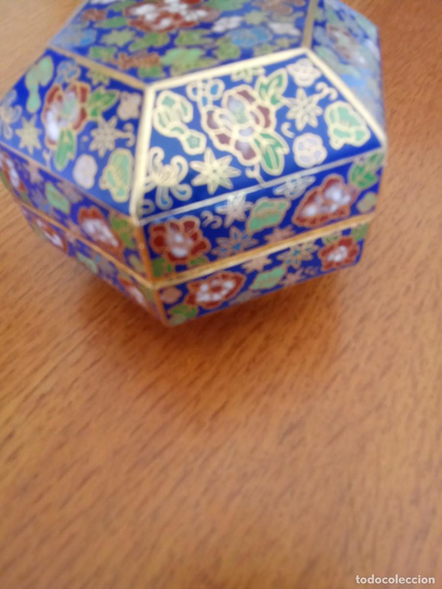 Antig&uuml;edades: Caja Cloisonne.Cajita antigua. - Foto 2