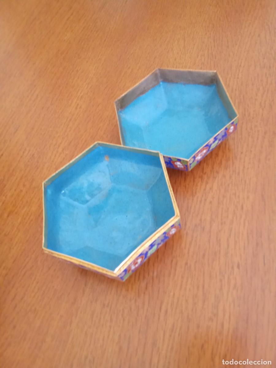 Antig&uuml;edades: Caja Cloisonne.Cajita antigua. - Foto 3