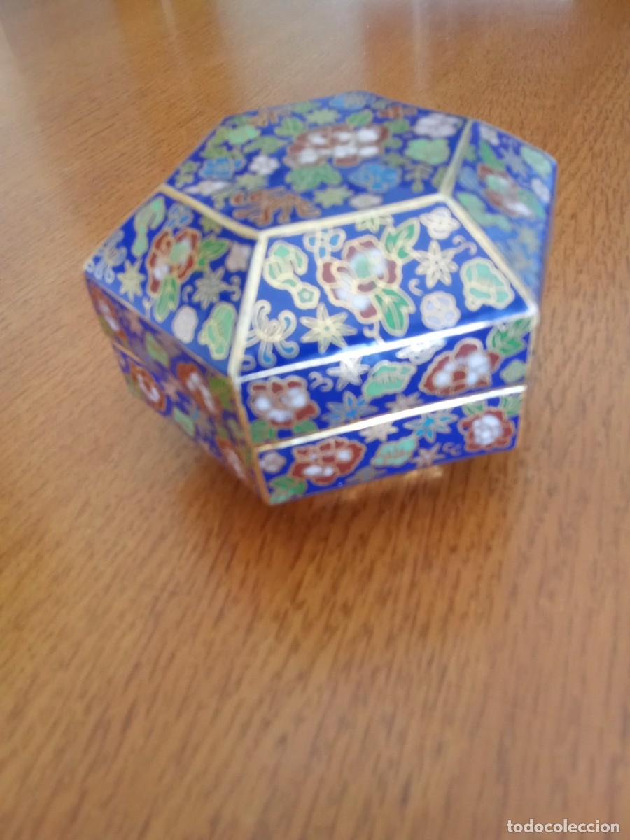 Antig&uuml;edades: Caja Cloisonne.Cajita antigua. - Foto 5