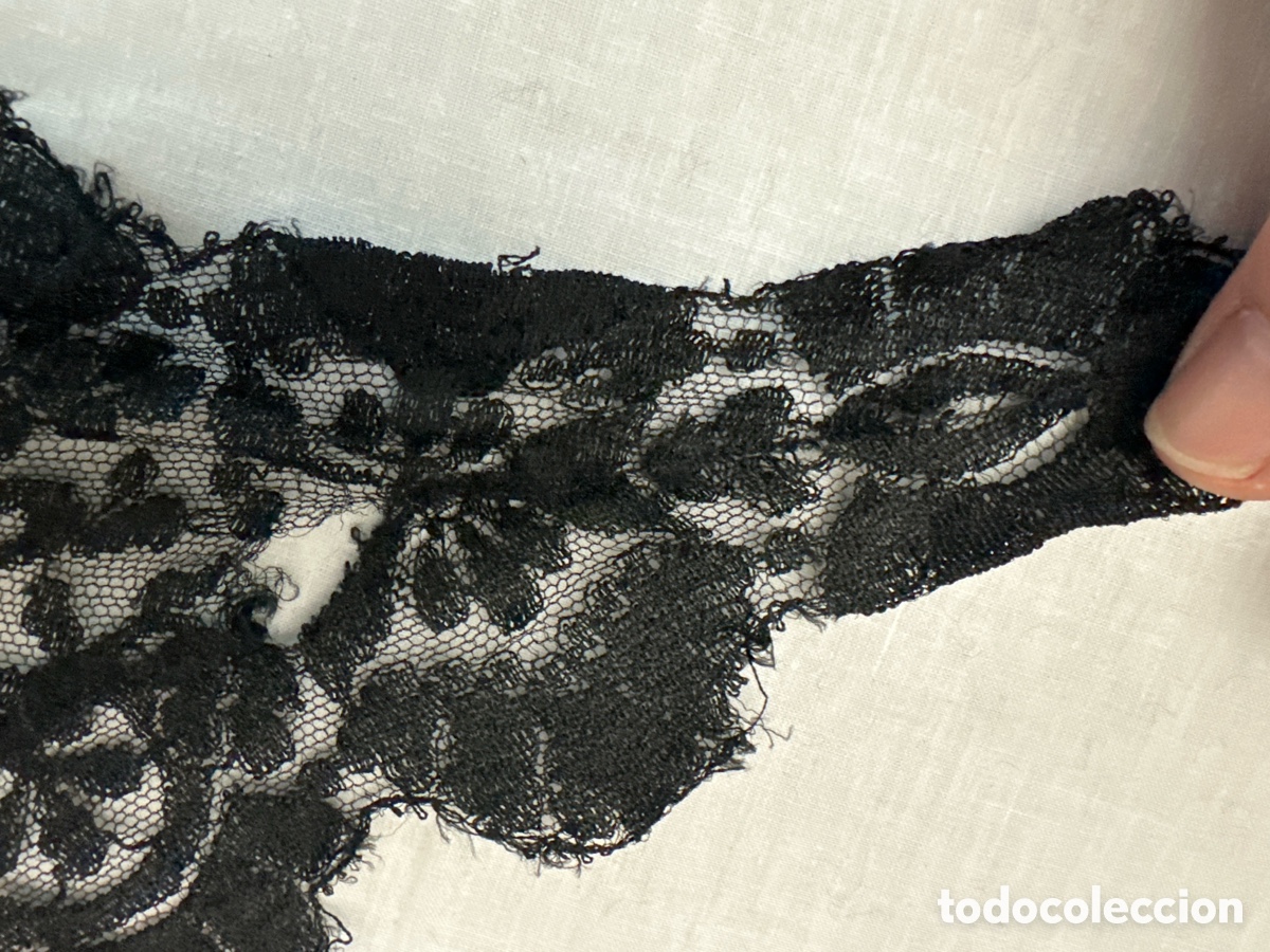 Antig&uuml;edades: BONITO VELO, MANTILLA O TOQUILLA TRIANGULAR, CIRCA 1900 - Foto 2