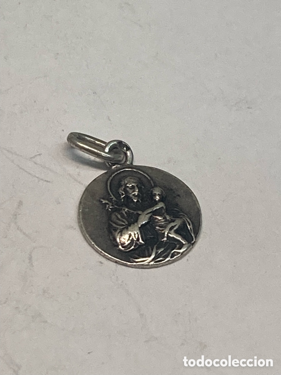 Antig&uuml;edades: Medalla de plata religiosa C305 - Foto 1