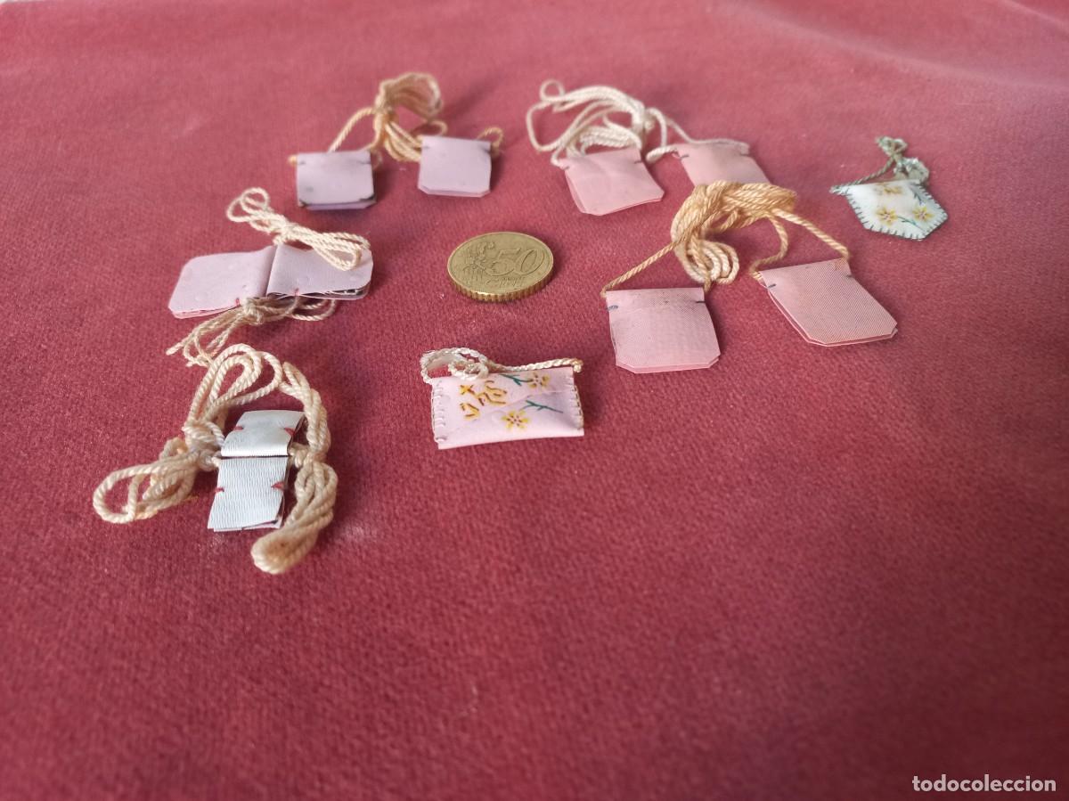 Antig&uuml;edades: lote 7 escapularios antiguos - Foto 2