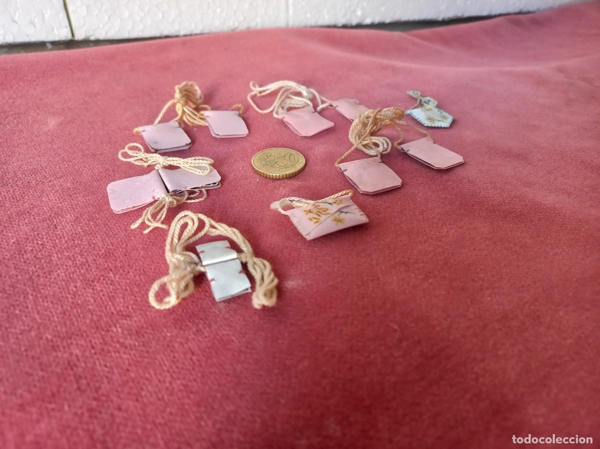 Antig&uuml;edades: lote 7 escapularios antiguos - Foto 3