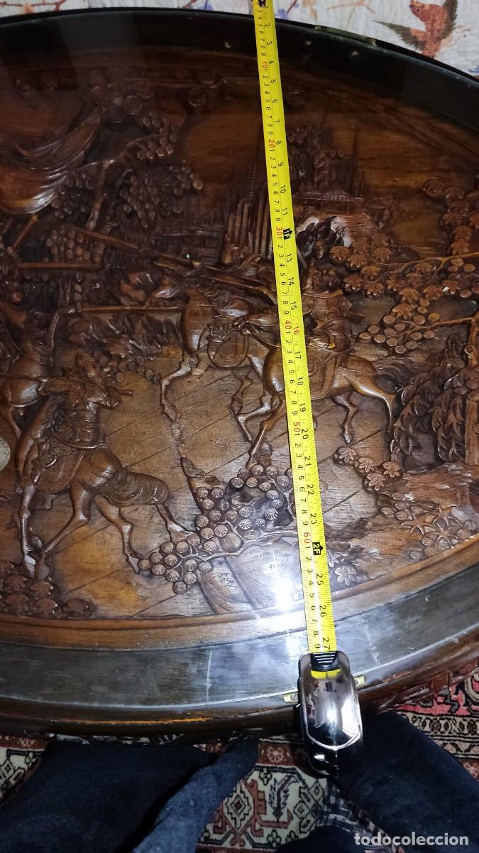 Antig&uuml;edades: Mesa de t&eacute; china, bellamente tallada, mitad del XIX - Foto 5