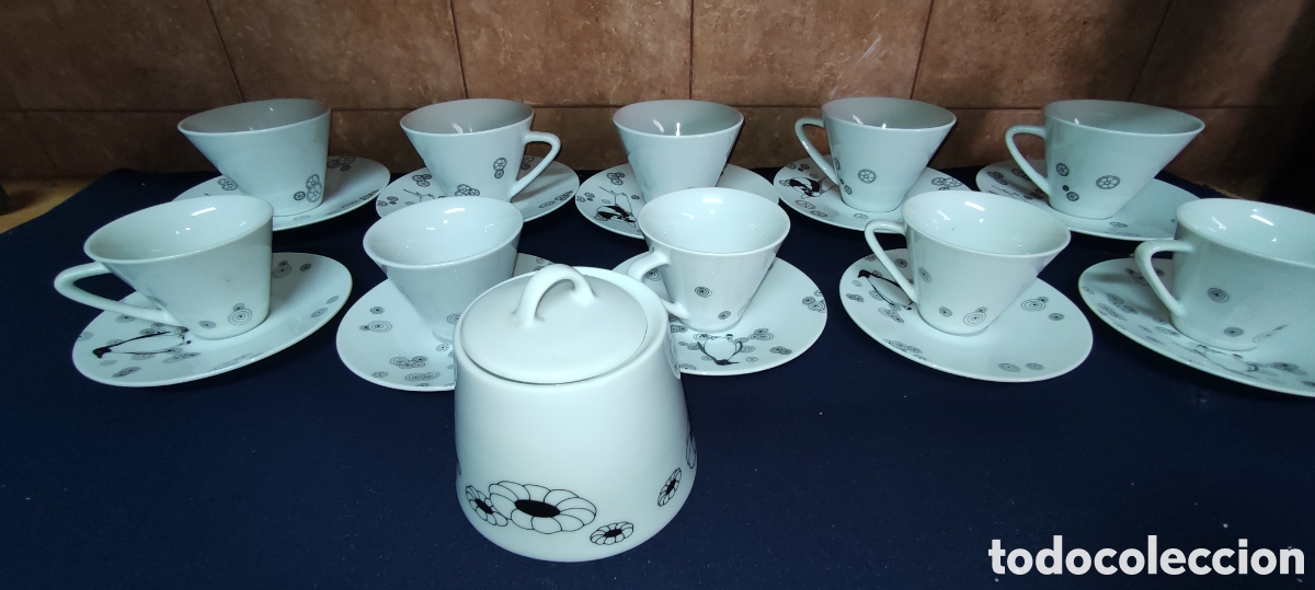 Antig&uuml;edades: Juego de cafe de Sevres - Foto 9