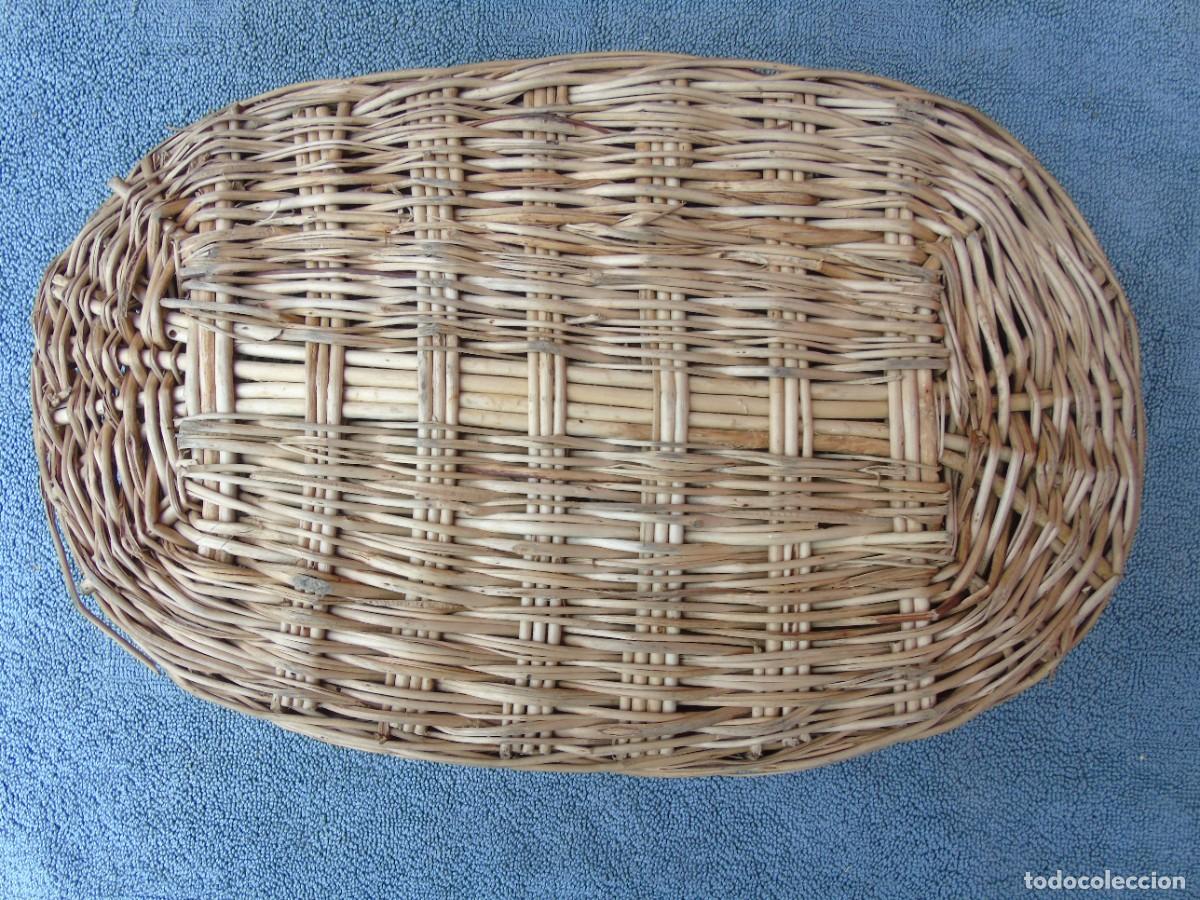 Antig&uuml;edades: ANTIGUA CESTA DE MIMBRE CON TAPADERA - Foto 8
