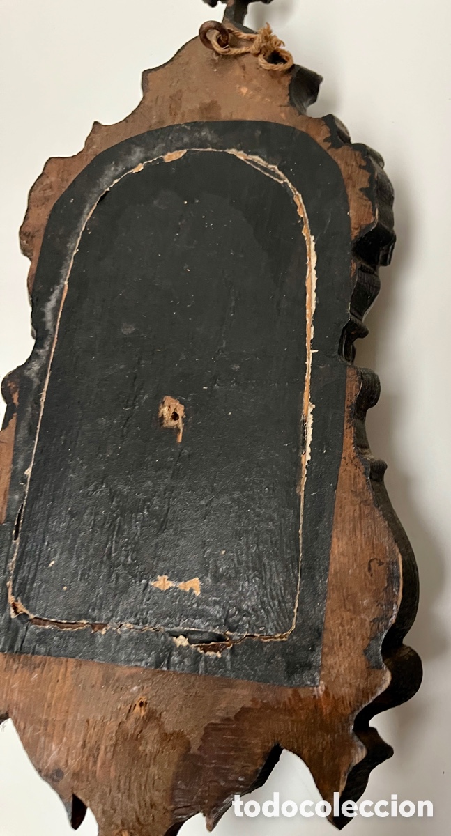 Antig&uuml;edades: Preciosa hornacina de madera. - Foto 12