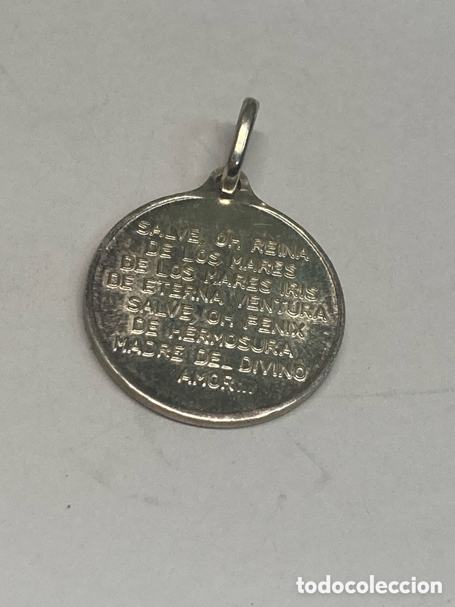 Antig&uuml;edades: Medalla de plata Religiosa C305 - Foto 2
