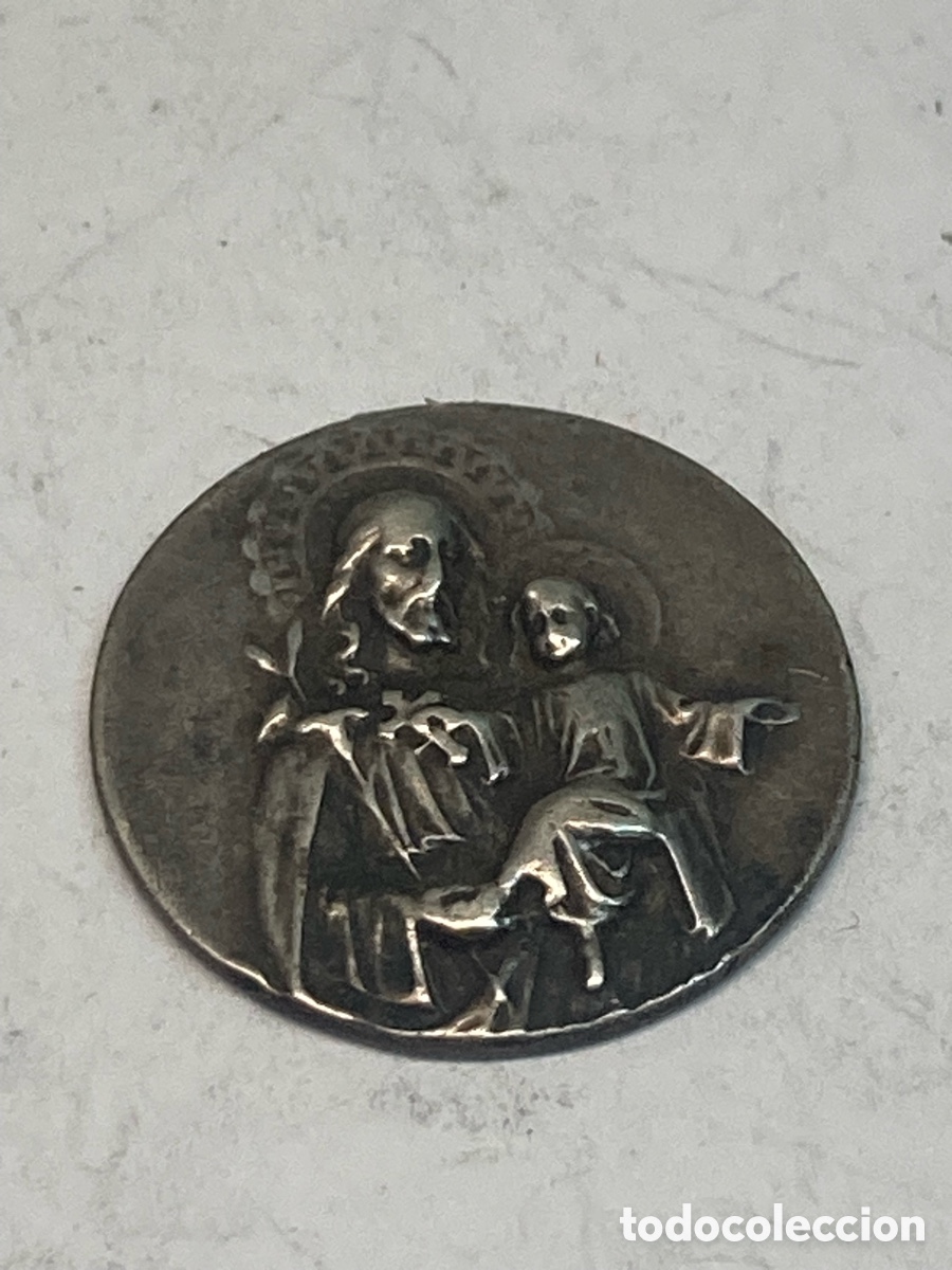 Antig&uuml;edades: Medalla de plata religiosa C306 - Foto 1