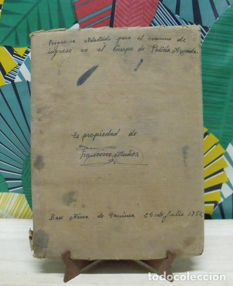 Antig&uuml;edades: Libro Contestaciones Programa Ingeso Polic&iacute;a Armada 1948 - Foto 2