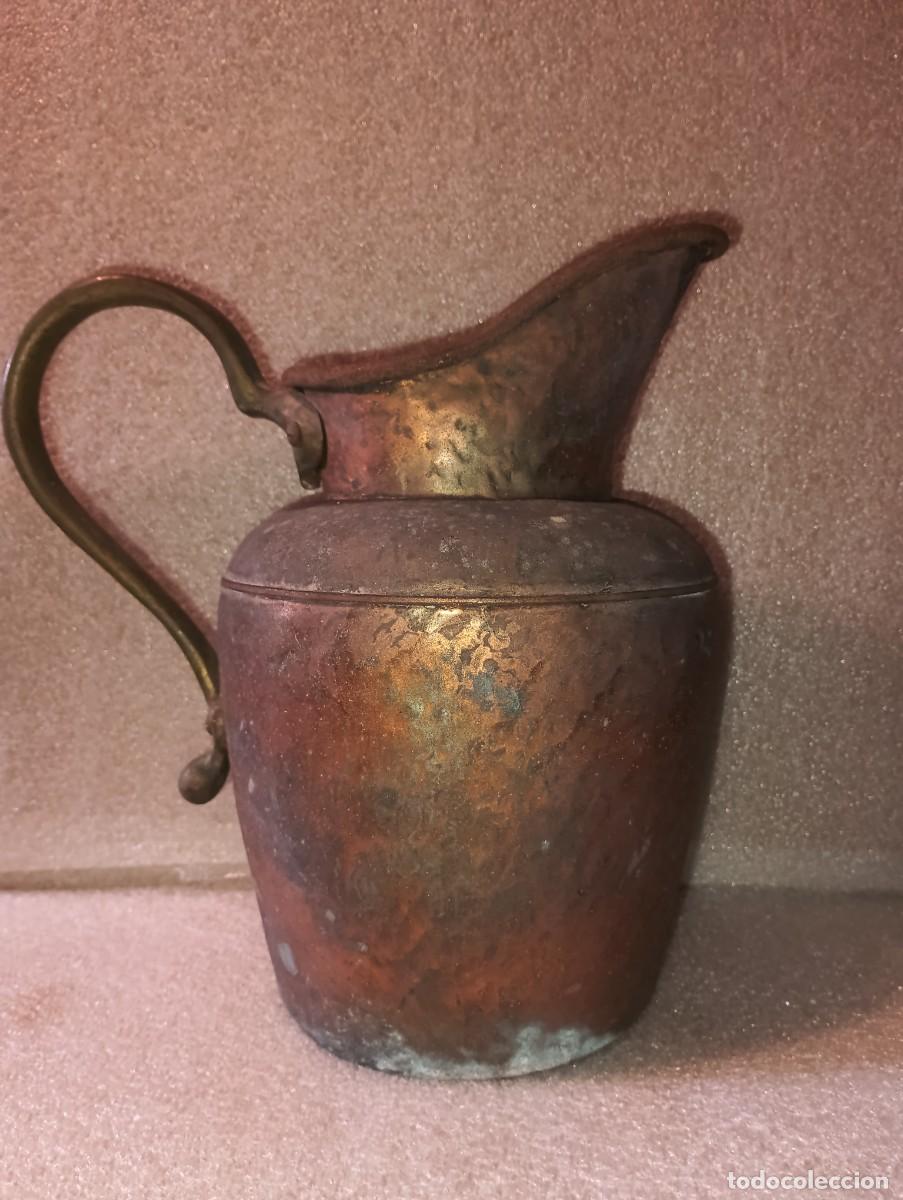 Antig&uuml;edades: JARRA de COBRE-LATON. - Foto 1