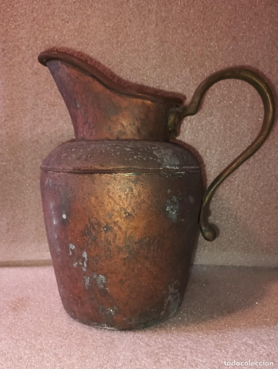 Antig&uuml;edades: JARRA de COBRE-LATON. - Foto 3