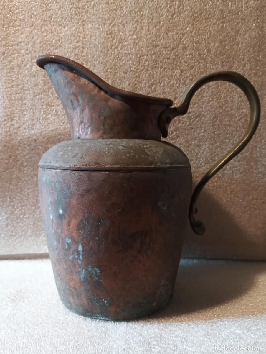 Antig&uuml;edades: JARRA de COBRE-LATON. - Foto 4