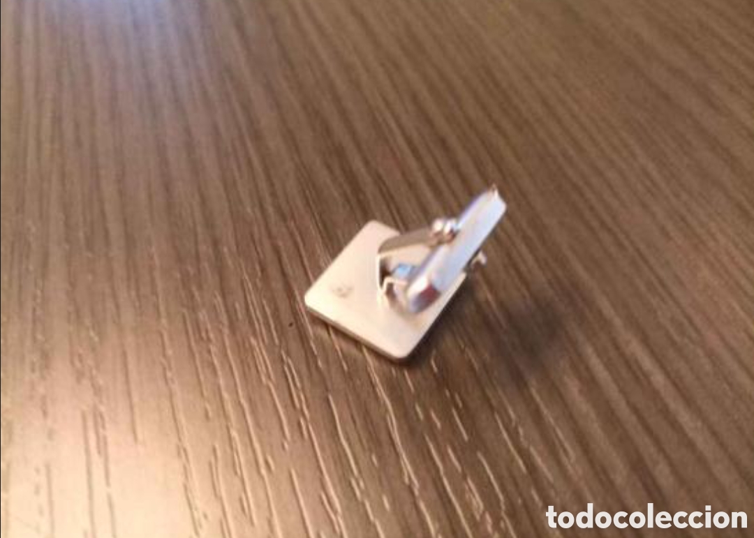 Antig&uuml;edades: Gemelos Acero Con Ba&ntilde;o de Plata - Foto 7
