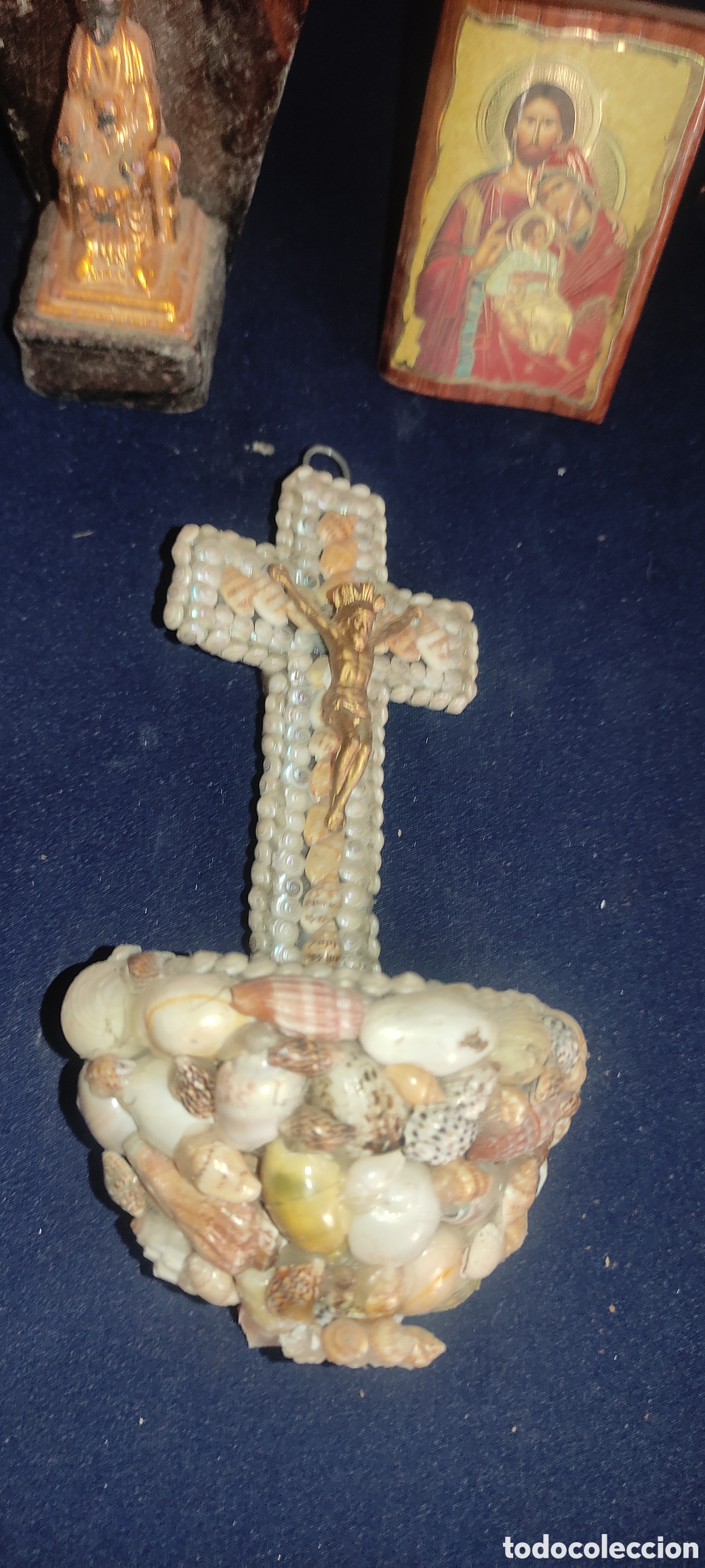 Antig&uuml;edades: Lote de art&iacute;culos religiosos - Foto 6