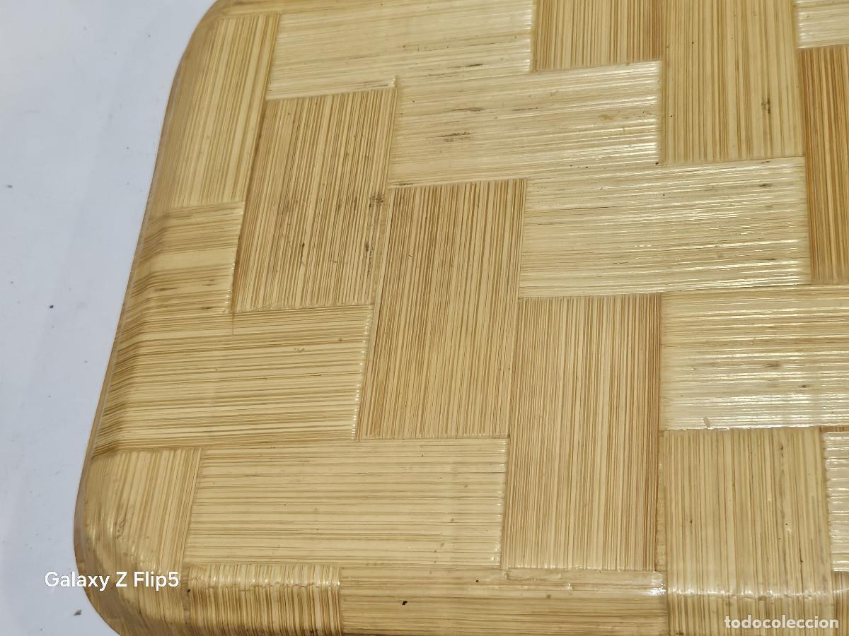 Antig&uuml;edades: bandeja oriental en bambu - Foto 4