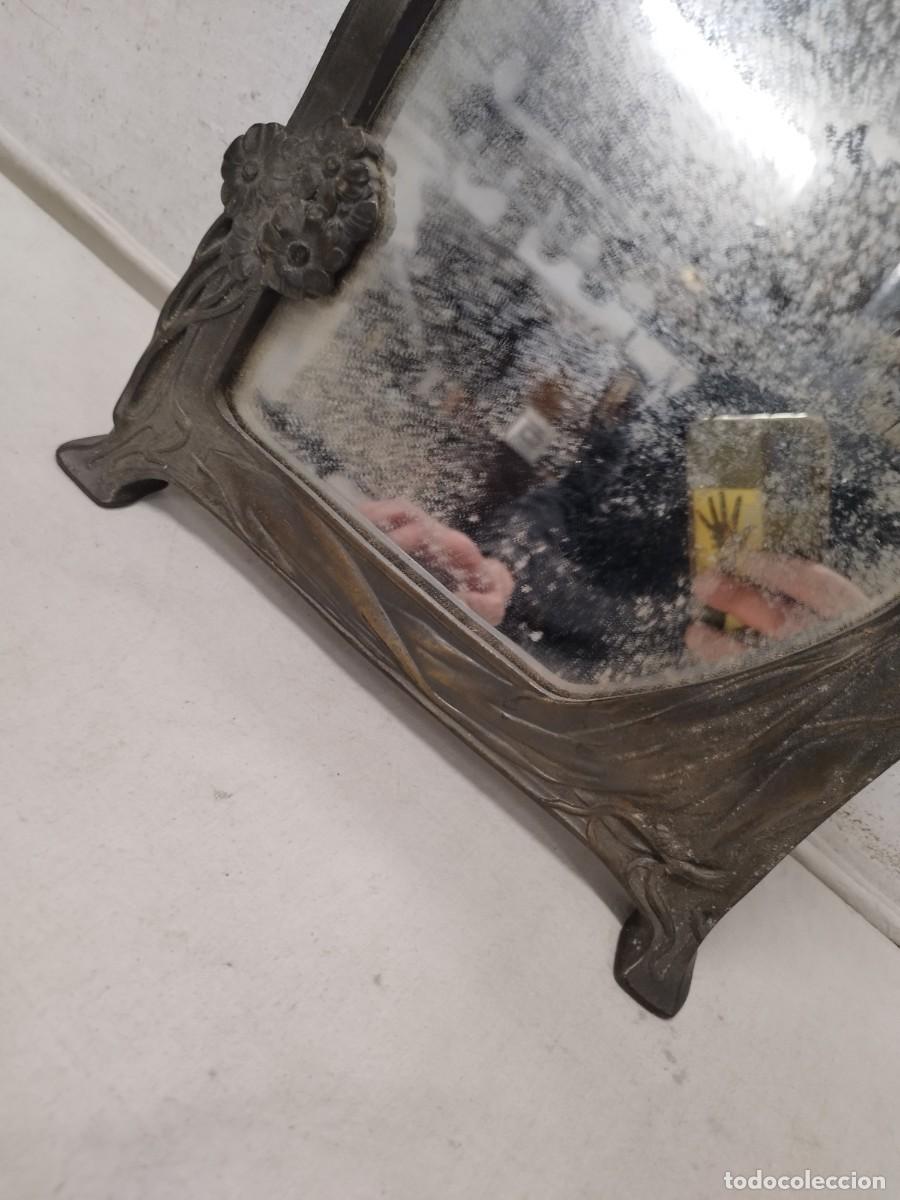 Antig&uuml;edades: Antiguo espejo modernista, a restaurar. - Foto 6