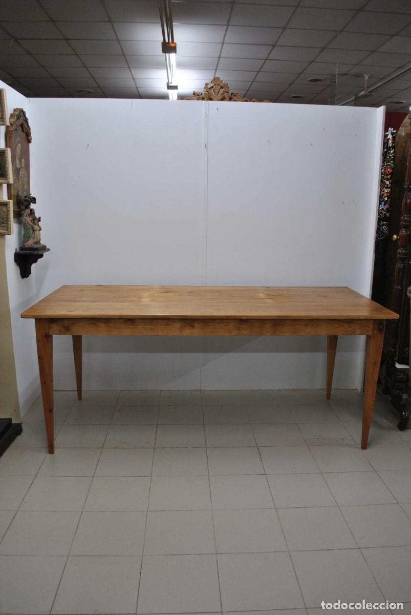 Antig&uuml;edades: MESA ANTIGUA MADERA DE PINO - Foto 2