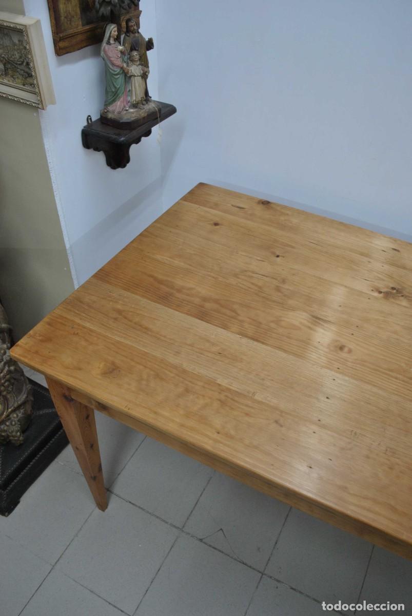 Antig&uuml;edades: MESA ANTIGUA MADERA DE PINO - Foto 4