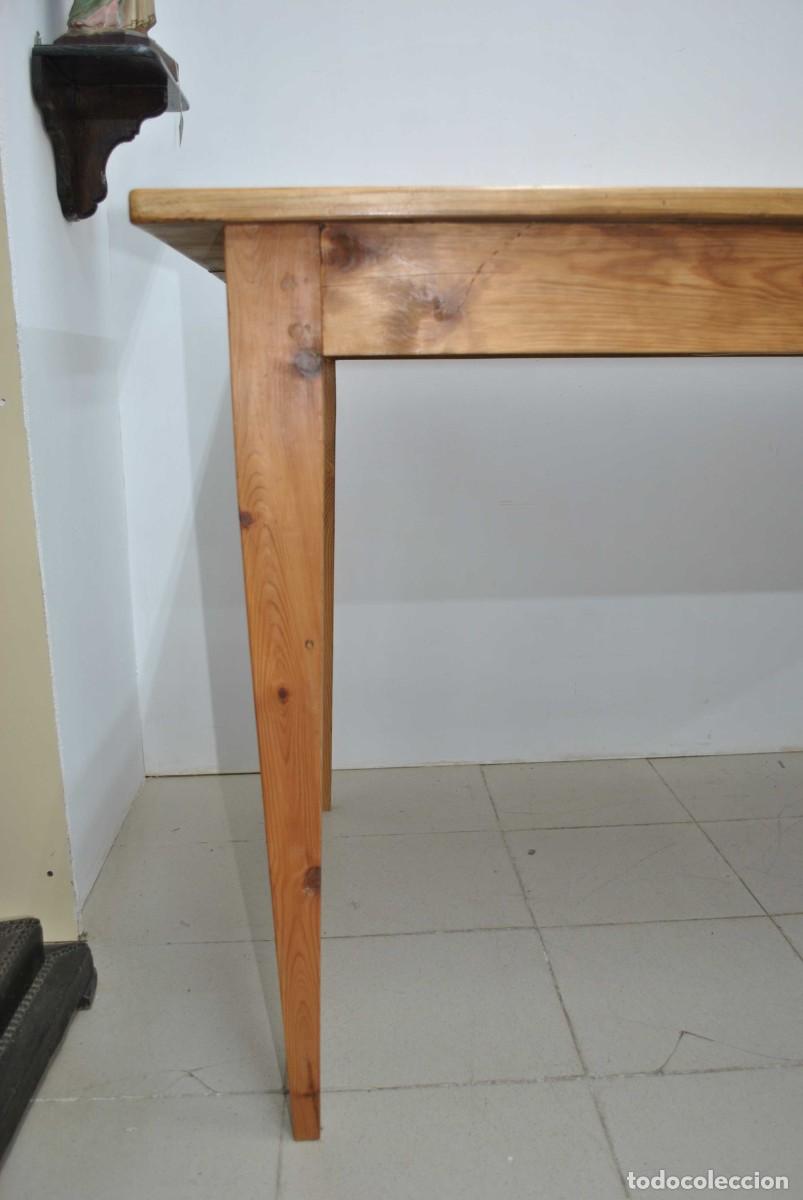 Antig&uuml;edades: MESA ANTIGUA MADERA DE PINO - Foto 6