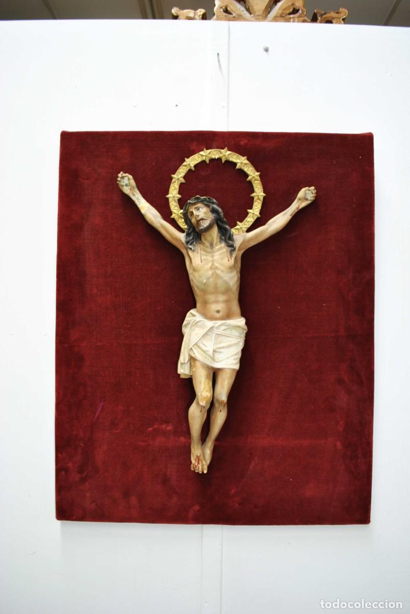 Antig&uuml;edades: CUADRO CRISTO CRUCIFIJO - Foto 1