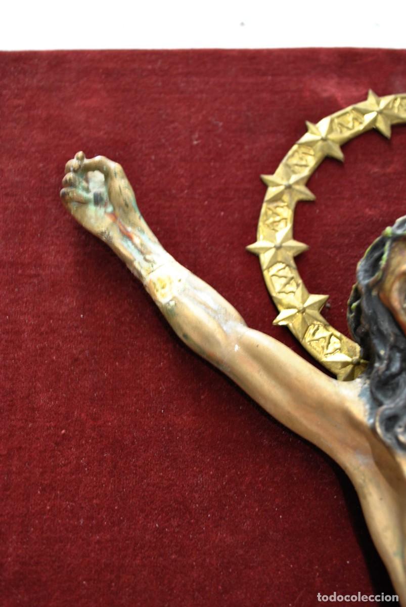Antig&uuml;edades: CUADRO CRISTO CRUCIFIJO - Foto 4