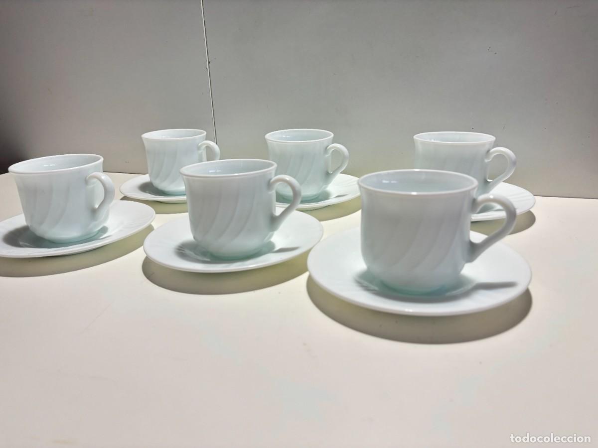 Antig&uuml;edades: JUEGO CAFE VINTAGE BARMIOLI ROCCO EBRO 6 SERVICIOS